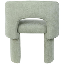 Meridian Emmet Mint Chenille Fabric Dining Chair / Accent Chair