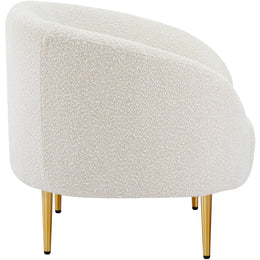 Meridian Ritz Cream Boucle Fabric Chair