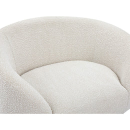 Meridian Ritz Cream Boucle Fabric Chair