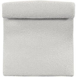 Meridian Mulberry Cream Boucle Fabric Accent Chair