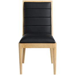 Meridian Bristol Black Vegan Leather Dining Chair