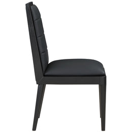 Meridian Bristol Black Vegan Leather Dining Chair