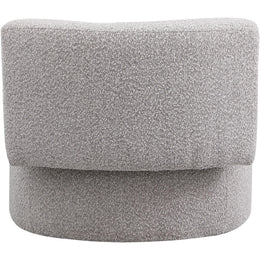 Meridian Como Taupe Boucle Fabric Accent Chair