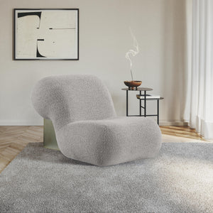 Meridian Quadra Brown Fabric Accent Chair
