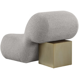 Meridian Quadra Brown Fabric Accent Chair