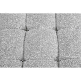 Meridian Ames Grey Boucle Fabric Armless