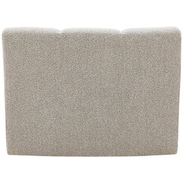 Meridian Infinity Brown Boucle Fabric Modular Chair