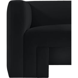 Meridian Henson Black Velvet Chair