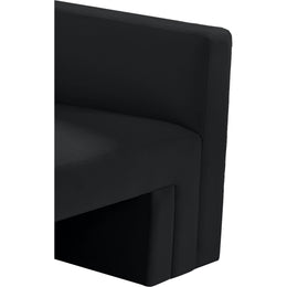 Meridian Henson Black Velvet Chair