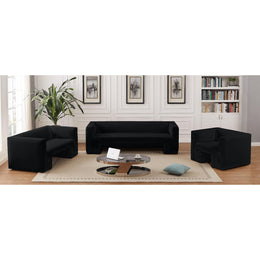 Meridian Henson Black Velvet Chair