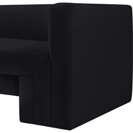 Meridian Henson Black Velvet Chair