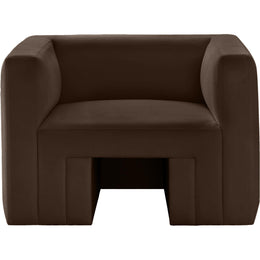 Meridian Henson Brown Velvet Chair