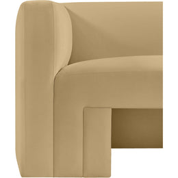Meridian Henson Camel Velvet Chair