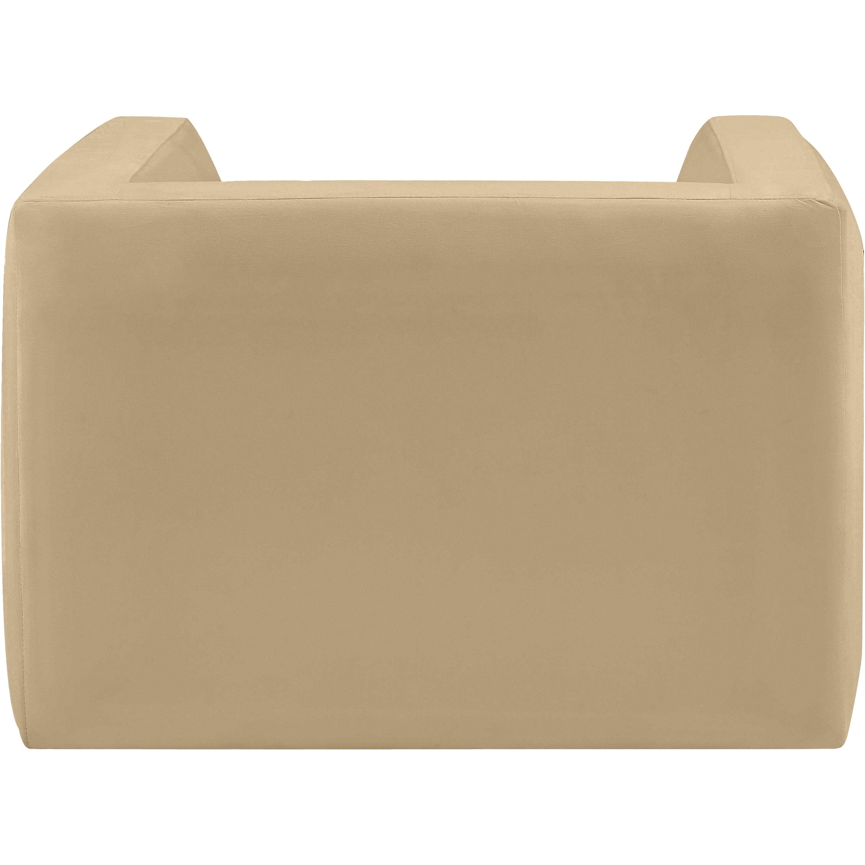 Meridian Henson Camel Velvet Chair
