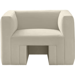 Meridian Henson Cream Velvet Chair