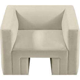Meridian Henson Cream Velvet Chair