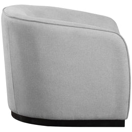 Meridian Mylah Grey Polyester Fabric Chair