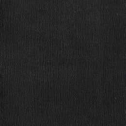 Meridian Ease Black Polyester Fabric Ottoman