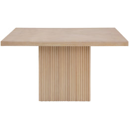Meridian Belinda Natural Oak Veneer Dining Table