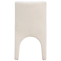 Meridian Gramercy Beige Linen Textured Fabric Dining Chair