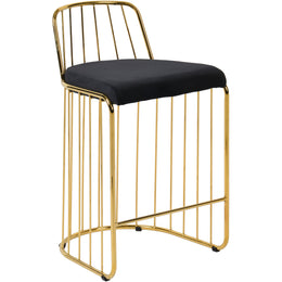 Meridian Lupita Black Vegan Leather Dining Chair