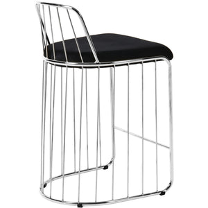 Meridian Lupita Black Vegan Leather Dining Chair