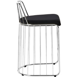Meridian Lupita Black Vegan Leather Dining Chair