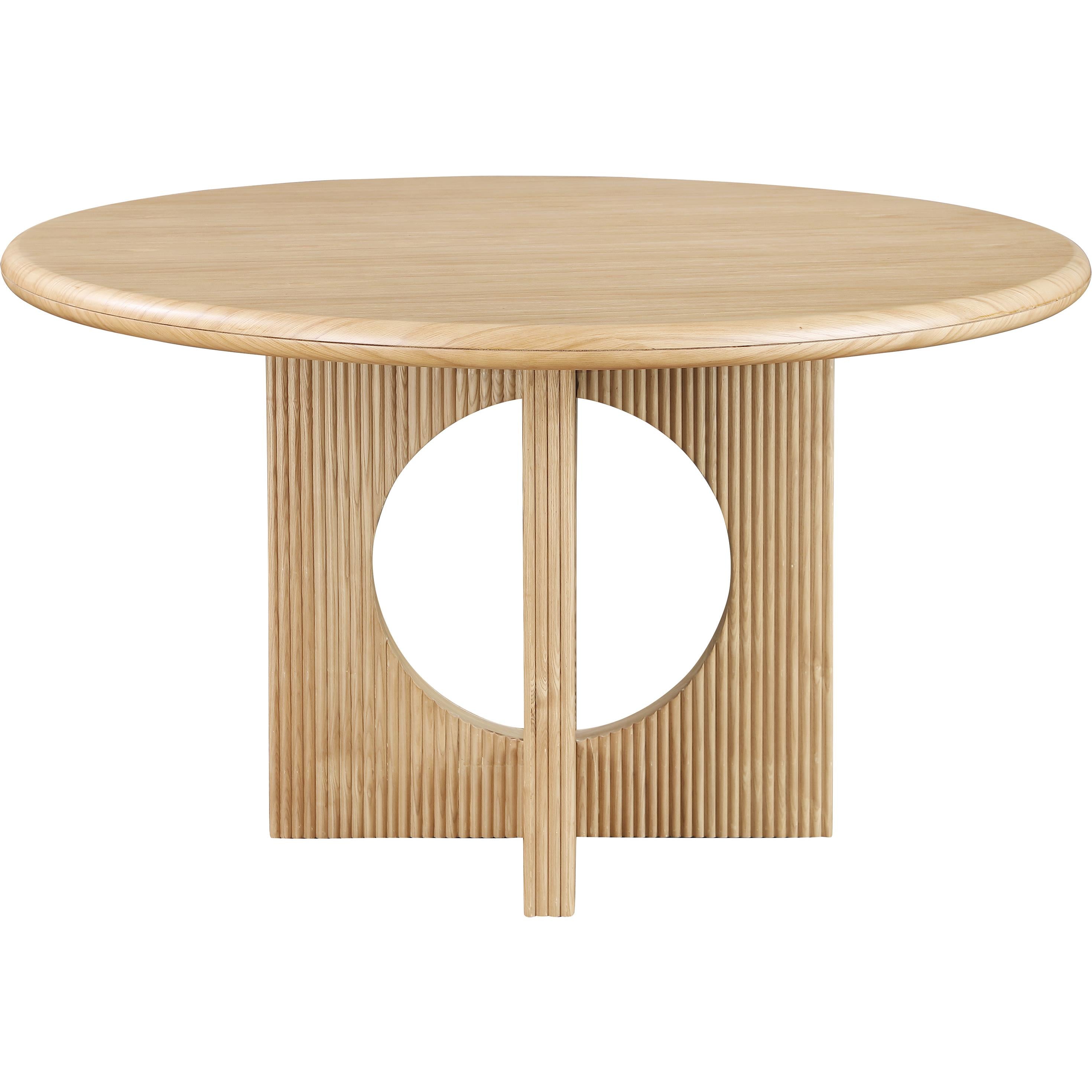 Meridian Rivas Natural Oak Dining Table