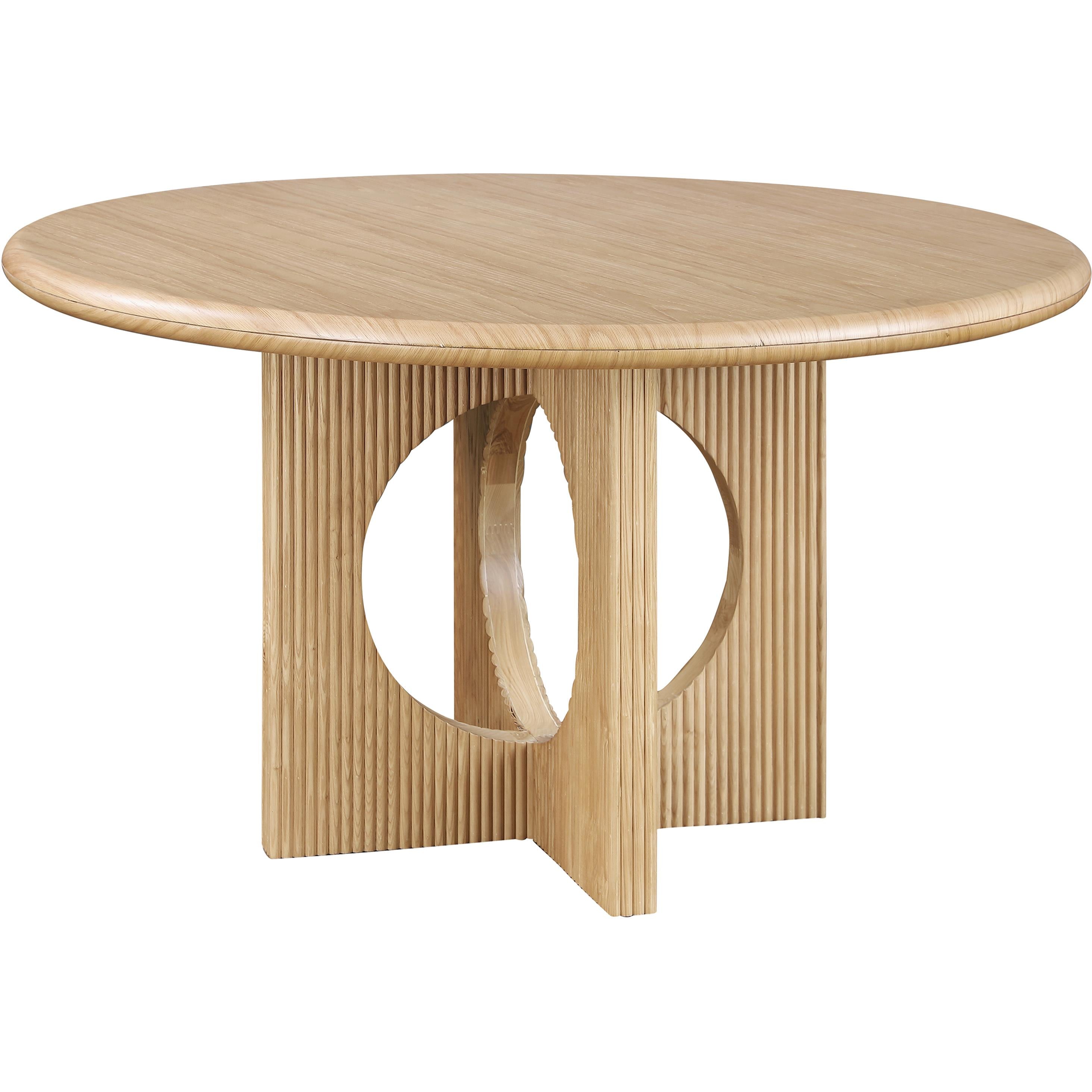 Meridian Rivas Natural Oak Dining Table