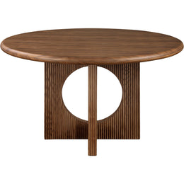 Meridian Rivas Walnut Dining Table
