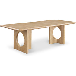 Meridian Rivas Natural Oak Dining Table