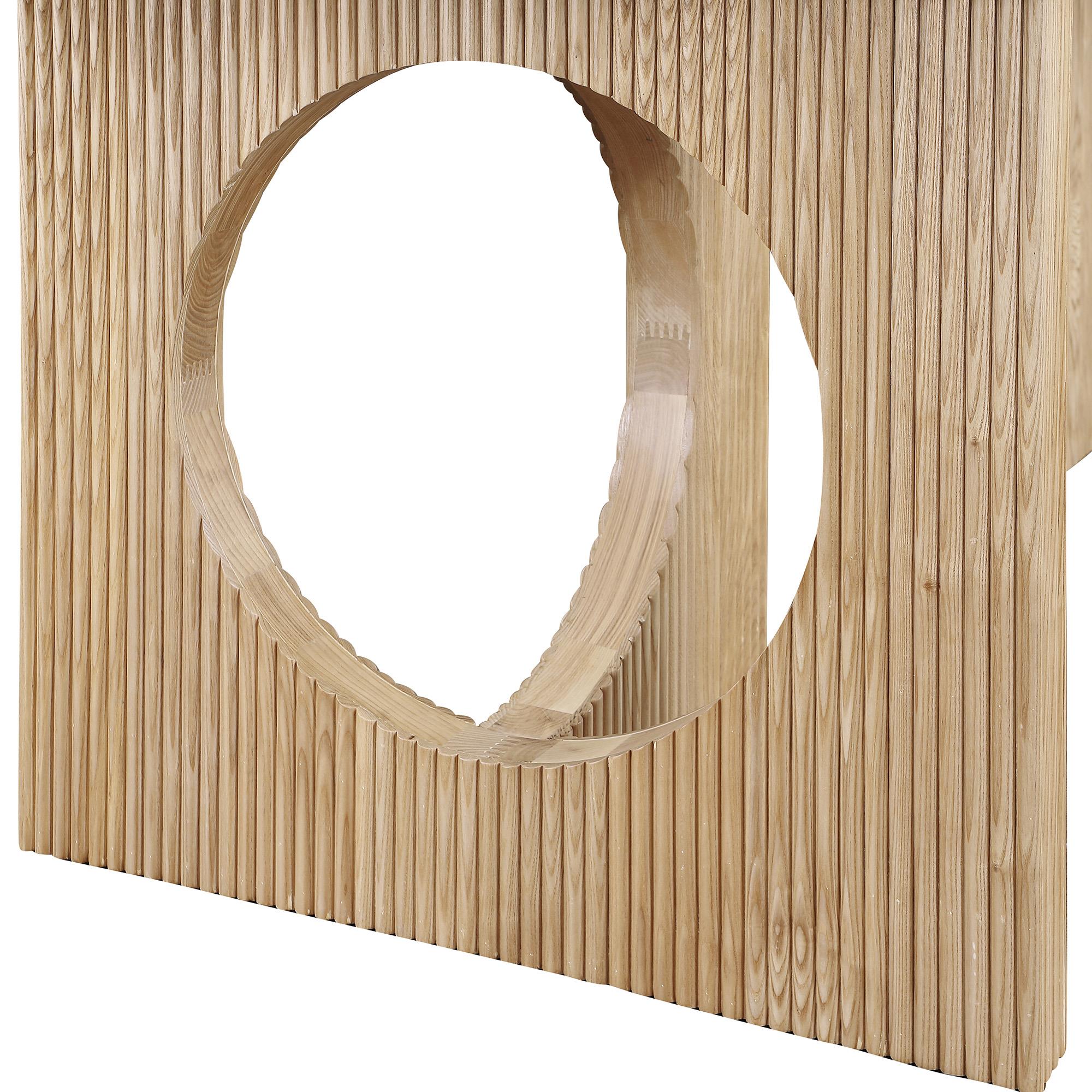 Meridian Rivas Natural Oak Dining Table