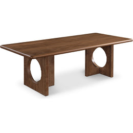 Meridian Rivas Walnut Dining Table