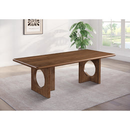 Meridian Rivas Walnut Dining Table