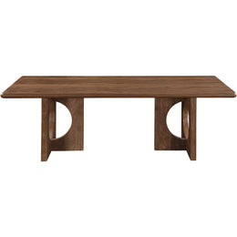 Meridian Rivas Walnut Dining Table