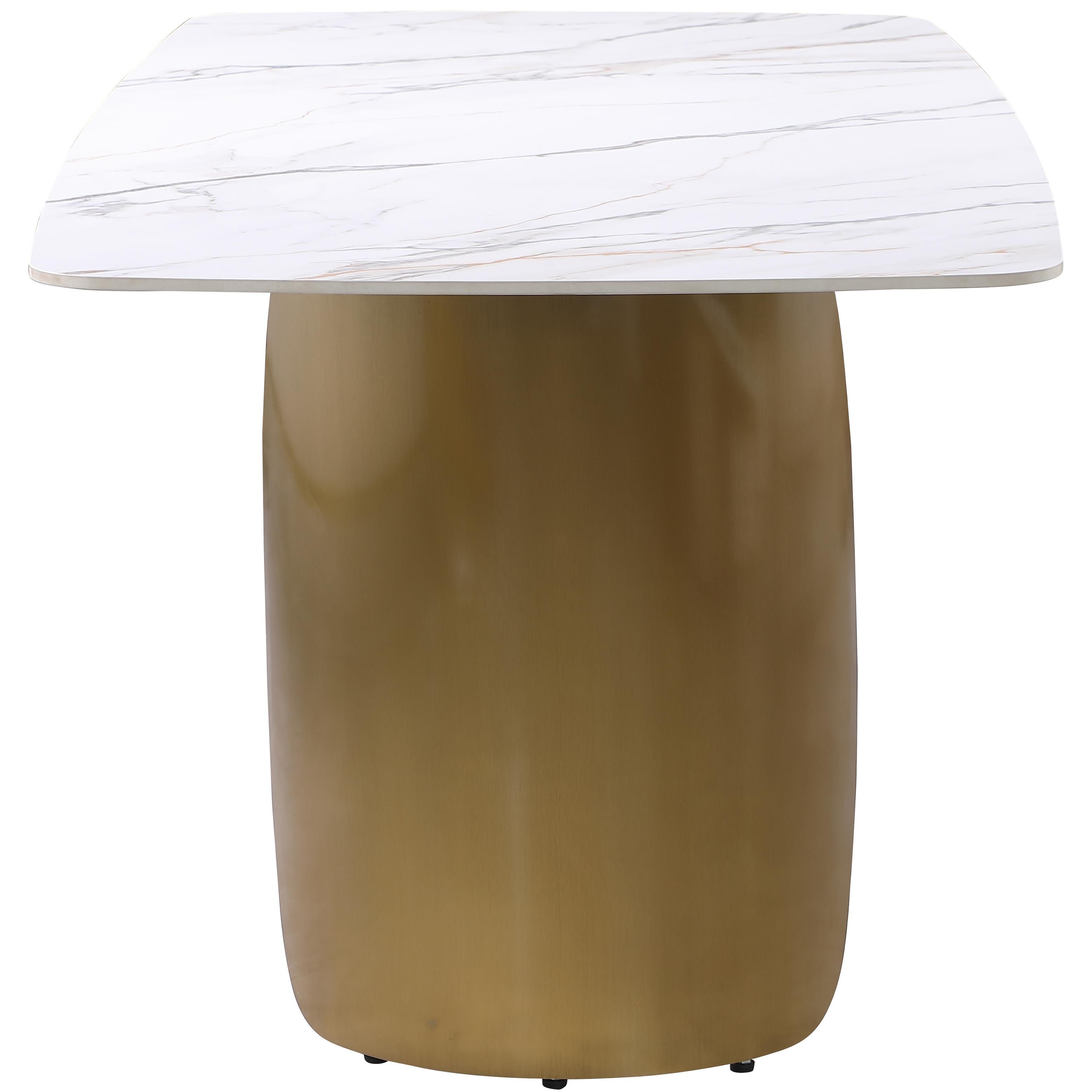 Meridian Niya White Dining Table