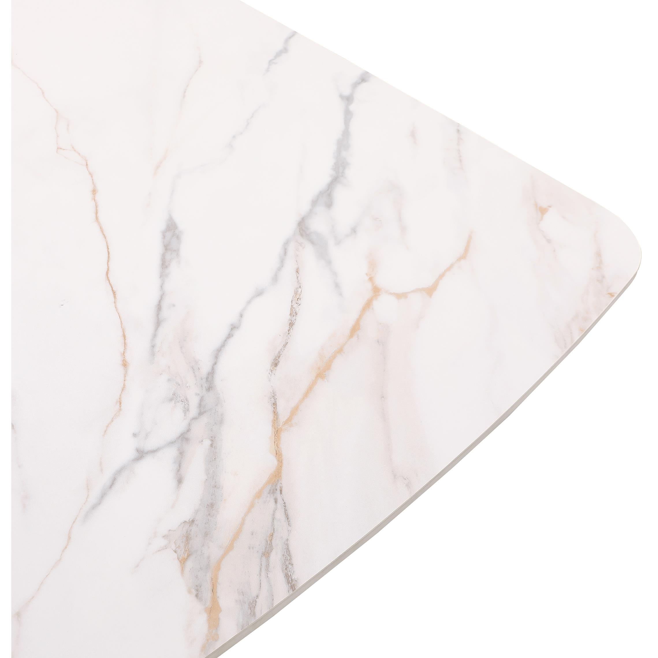 Meridian Niya White Dining Table