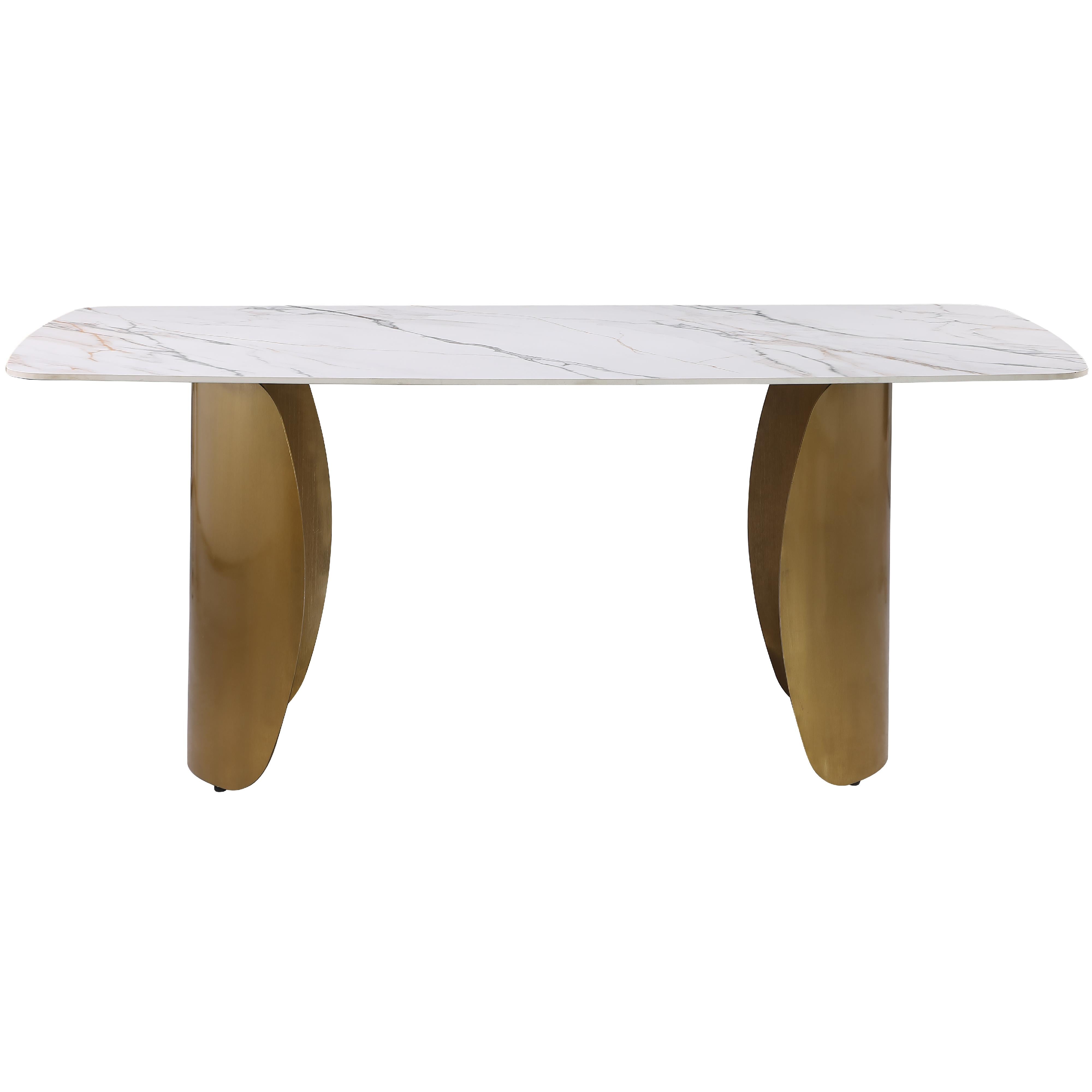 Meridian Niya White Dining Table