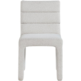 Meridian Kai Cream Boucle Fabric Dining Chair