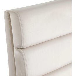 Meridian Kai Cream Velvet Dining Chair