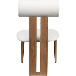 Meridian Dario Cream Vegan Leather Dining Chair