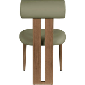 Meridian Dario Green Vegan Leather Dining Chair