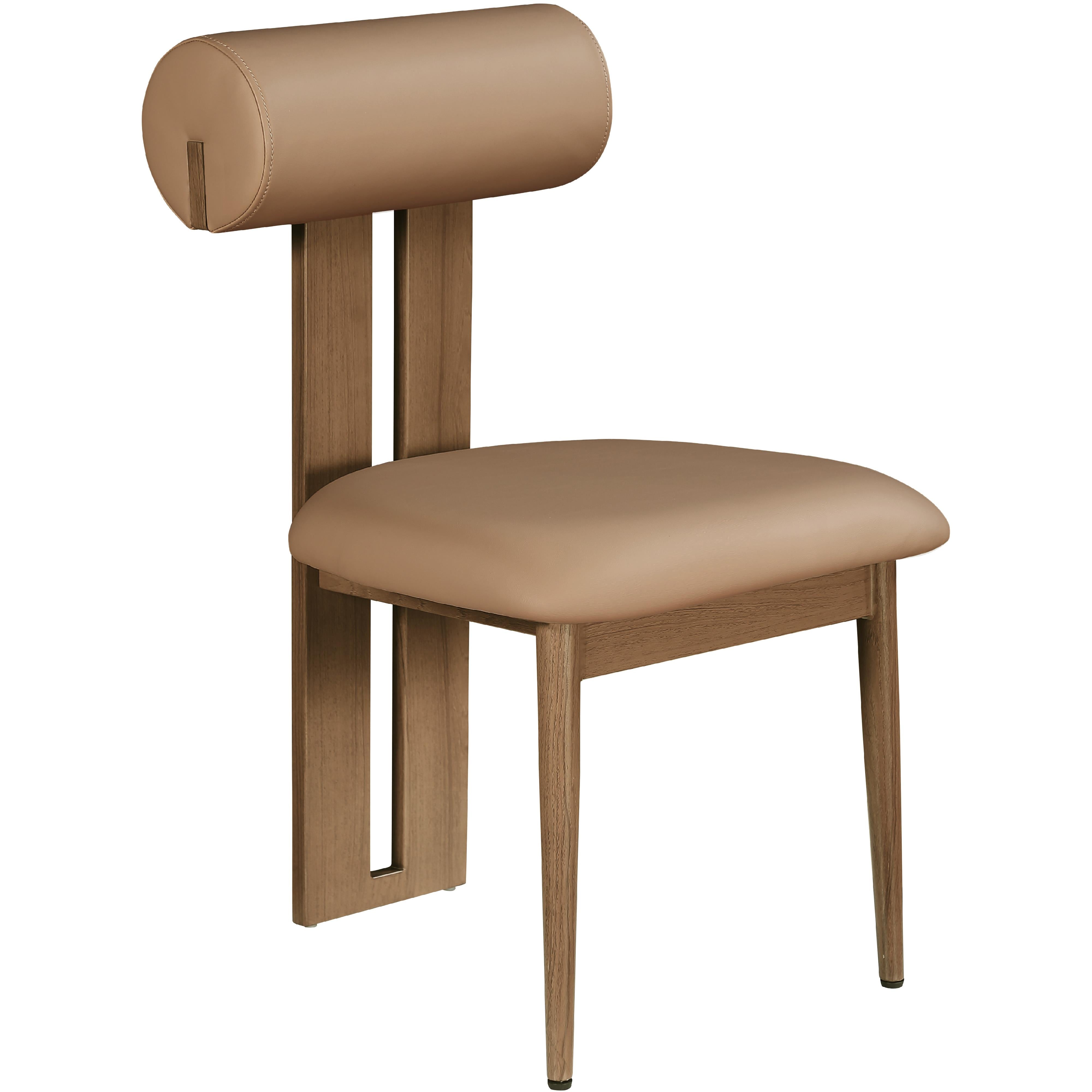 Meridian Dario Tan Vegan Leather Dining Chair