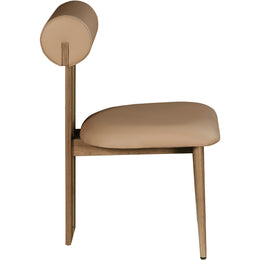 Meridian Dario Tan Vegan Leather Dining Chair