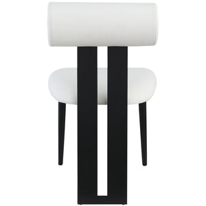 Meridian Dario Cream Vegan Leather Dining Chair