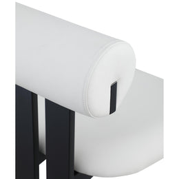 Meridian Dario Cream Vegan Leather Dining Chair