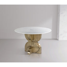 Meridian Alden White Dining Table