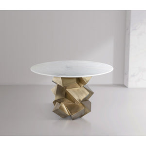 Meridian Walker White Dining Table
