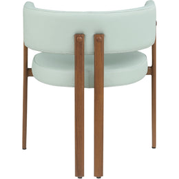 Meridian Gideon Mint Green Vegan Leather Dining Chair