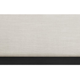 Meridian Alfie Beige Linen Textured Fabric Twin Bed